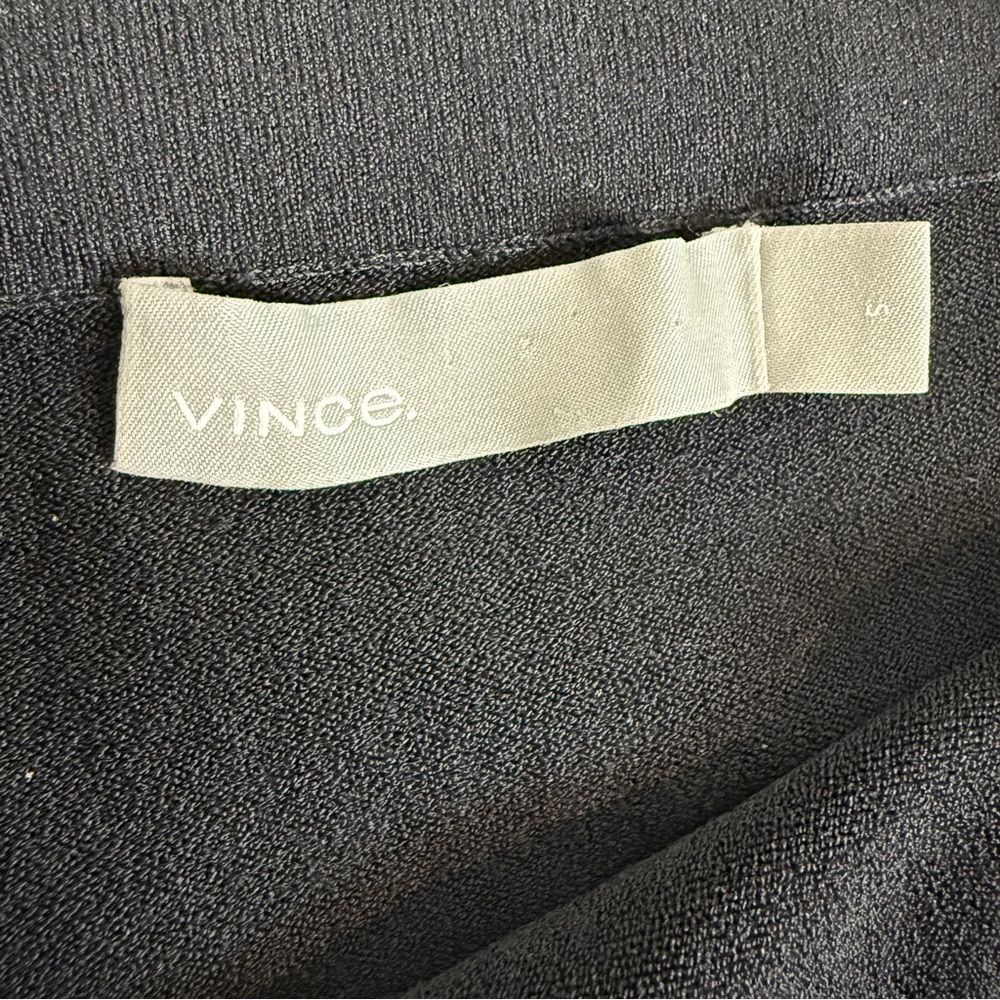 Vince Black Viscose Knit Bodycon Pencil Skirt S - Picture 3 of 9
